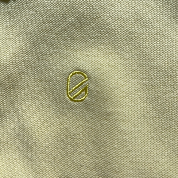 Extracurricular Los Angeles Yellow Cream Merit Pique Polo Golf Shirt XL - Picture 4 of 9